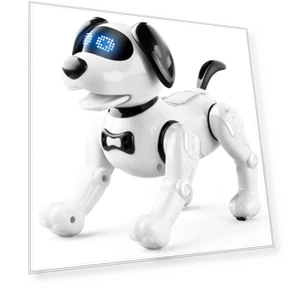 Remote Control Robot Dog Toy - Interactive RC Robotic Stunt Puppy for Kids — Interactive Figures & Robots, JJRC