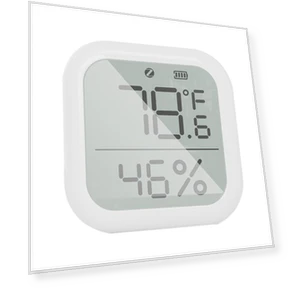 Датчик температуры и влажности Tuya ZigBee с LCD дисплеем — Комнатные термометры, MoesHouse