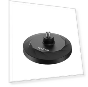 Magnetic Base Mounting Bracket with 1/4" Connector for DJI Pocket 3 / Insta360 Smart Phones — Mounting Solutions, TELESIN