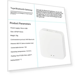 Wireless Remote Control Smart Home Gateway — Smart Home Hubs & Controllers, Tuya