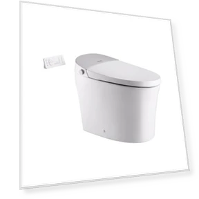 Smart Toilet with Heated Seat and Auto Freshening — Bathroom Essentials, VEVOR