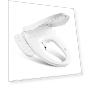Electric Smart Heated Bidet Toilet Seat with Side Arm Control — Bathroom Essentials, VEVOR