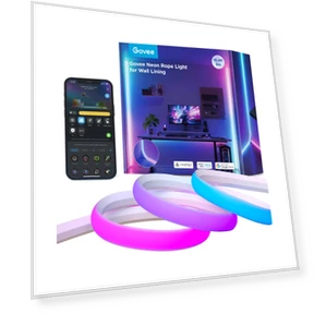 Neon Rope Lights for Wall Lining — LED Strips, Govee
