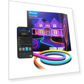 RGBIC Outdoor Neon Rope Light 10m — Outdoor String Lights, Govee