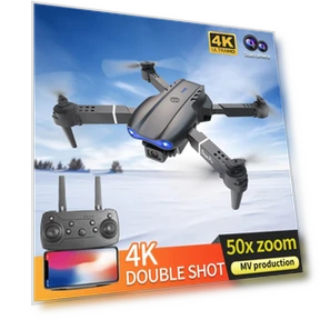 4K Dual Camera Drone - Foldable, App-controlled, FPV Live Video RC Quadcopter — Drones, DRONEEYE