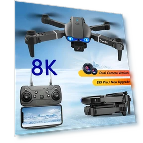 4K HD Dual Camera Drone with Key Hold Mode and 360° Flips — Drones