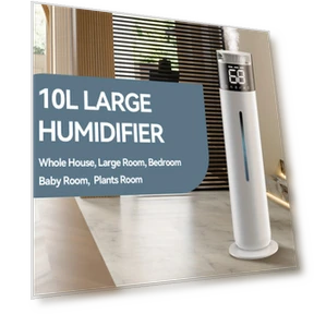 Smart Humidifier for Home Large Room Bedroom, 10L Capacity, Covers Up To 600ft² — Air Moisturizers
