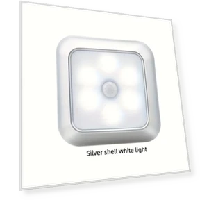 Motion Sensor Night Light - Battery Powered, Magnetic Sticker, Wireless for Cabinet Toilet Indoor Decor — Night Lights