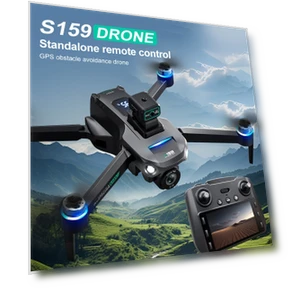 Foldable GPS Drone with Dual Cameras & 2-Axis Gimbal — Drones