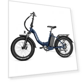 Foldable Step-through Electric Bike — Electric Self-Balancing Scooters, Touroll