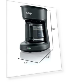 5-Cup Mini Brew Switch Coffee Maker — Coffee & Espresso Combos, Mr. Coffee