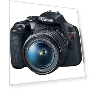 DSLR Camera with 18-55mm Lens, Built-in Wi-Fi, 24.1 MP CMOS Sensor — Professional DSLR Cameras, Canon