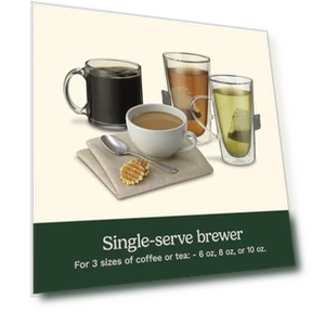 Single Serve Coffee Maker with 72-Ounce Reservoir, Programmable Brewing & Hot Water Dispenser — Single-Cup Coffee Makers, Cuisinart