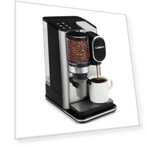 Single Serve Coffee Maker with Integrated Coffee Grinder, Stainless Steel — Single-Cup Coffee Makers, Cuisinart