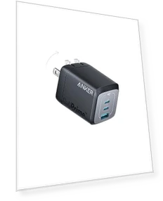 67W USB C GaN 3-Port Fast Wall Charger — Charging Solutions, Anker