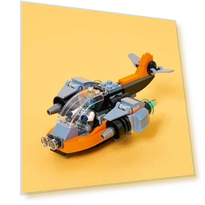 3 in 1 Cyber Drone Space Toy Building Set — Construction Kits, LEGO