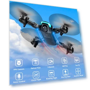 Foldable Drone with 1080P Camera for Kids and Adults — Drones & UAV Technology, REDRIE