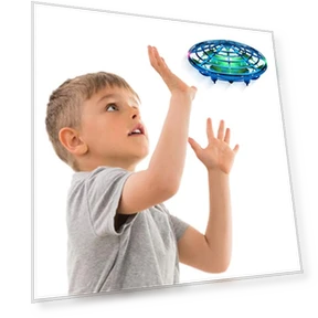 Hand Operated Motion Sensor Drone for Kids and Adults - LED Indoor UFO Toy — Flying Toys, Force1