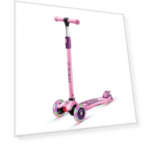 3-Wheel Kids Scooter with Lean-to-Steer Technology — Electric Vehicles, Dribbl