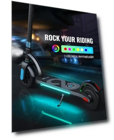Kids Electric Scooter with LED Display and Adjustable Speed — Electric Vehicles, Gyroor