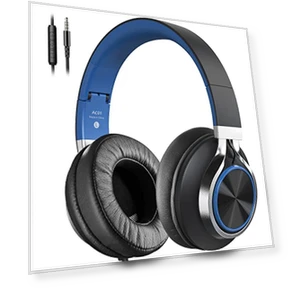 Over-Ear Wired Headphones with Microphone, Noise Isolation — In-Ear Headphones, COOSII
