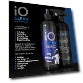 Спрей для очистки экранов — Защитные плёнки, iO CLEAN