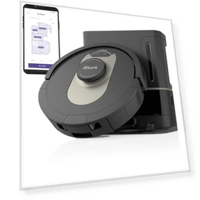 AI Robot Vacuum with XL HEPA Self-Empty Base, LIDAR Navigation, Wi-Fi Connected — Smart Cleaning Robots, Shark