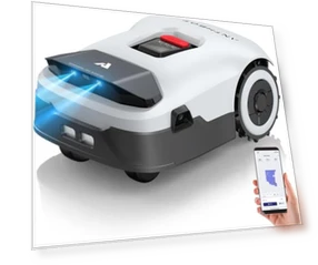 RTK+4-Eye Vision Robotic Lawnmower - No Wire, Automatic Mapping, 30 Multi-Zone Management — Autonomous Lawn Care, ANTHBOT