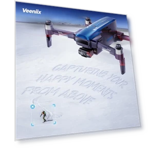 8K Camera Drone with 3-Axis Gimbal, 80min Flight Time — Cinematic Gear, Veeniix
