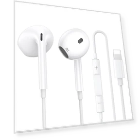 Earbuds with Lightning Connector — In-Ear Headphones, Ohuhu