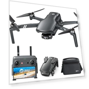 Lightweight GPS Drones with Camera 4K, 3 Axis Brushless Gimbal, Visual Tracking — Drones, Holy Stone