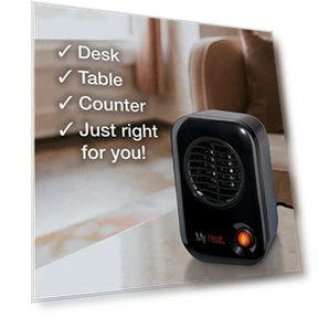 Personal Mini Space Heater with Single Speed, 200W, 6 Inches — Portable Heating Solutions, Lasko