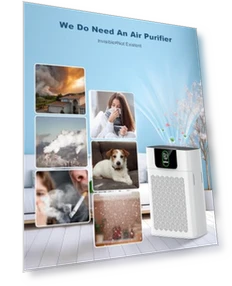 HEPA Air Purifier for Large Rooms — Activated Carbon Air Purifiers, WESTHEY