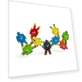 Colorful Wooden Stacking Toy for Kids — Stacking Blocks, Schylling