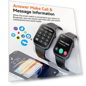 Smart Watch with Answer/Make Call — Smartwatches, Hwagol