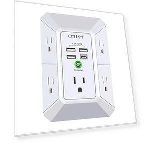 Розетка с USB, удлинитель и сетевой фильтр — Сетевые фильтры и удлинители, QINLIANF