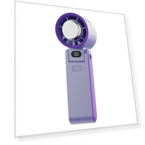 Smart Ice Compress Folding Handheld Fan — Portable Cooling Solutions