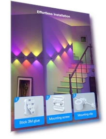 Smart Wall Sconces — Wall Lighting, ANGELHALO