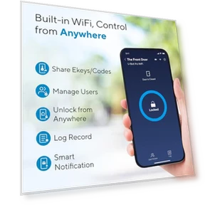Smart Lock with Fingerprint ID and WiFi — Smart Home Security, ULTRALOQ