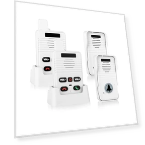 Wireless Doorbell System & Full Duplex Intercom — Chimes, UHAXZ