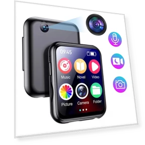 MP3 Player with FHD 720P Digital Camera — Portable Media Players