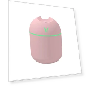 Mini USB Air Humidifier Aroma Diffuser with LED Light — Air Moisturizers, Other