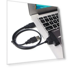 Адаптер для жесткого диска SATA с двойным USB 2.0 — Внешние SSD