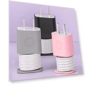 2 In 1 Silicone Charger Protector — Gadget Essentials
