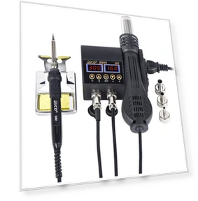2 in 1 Soldering Station with Hot Air Gun — Stations