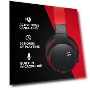 Active Noise Cancelling Headphones — Over-Ear Headphones, MOVSSOU