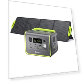 Portable Power Station with Foldable Solar Panel — Power Inverters, FOSSiBOT