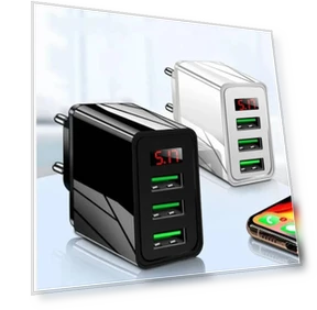 Зарядное устройство с тремя USB-портами — Зарядные устройства