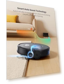 Robot Vacuum Cleaner with Strong Suction and Mop — Smart Cleaning Robots, Airzeen