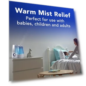 Warm Mist Humidifier — Air Moisturizers, Vicks